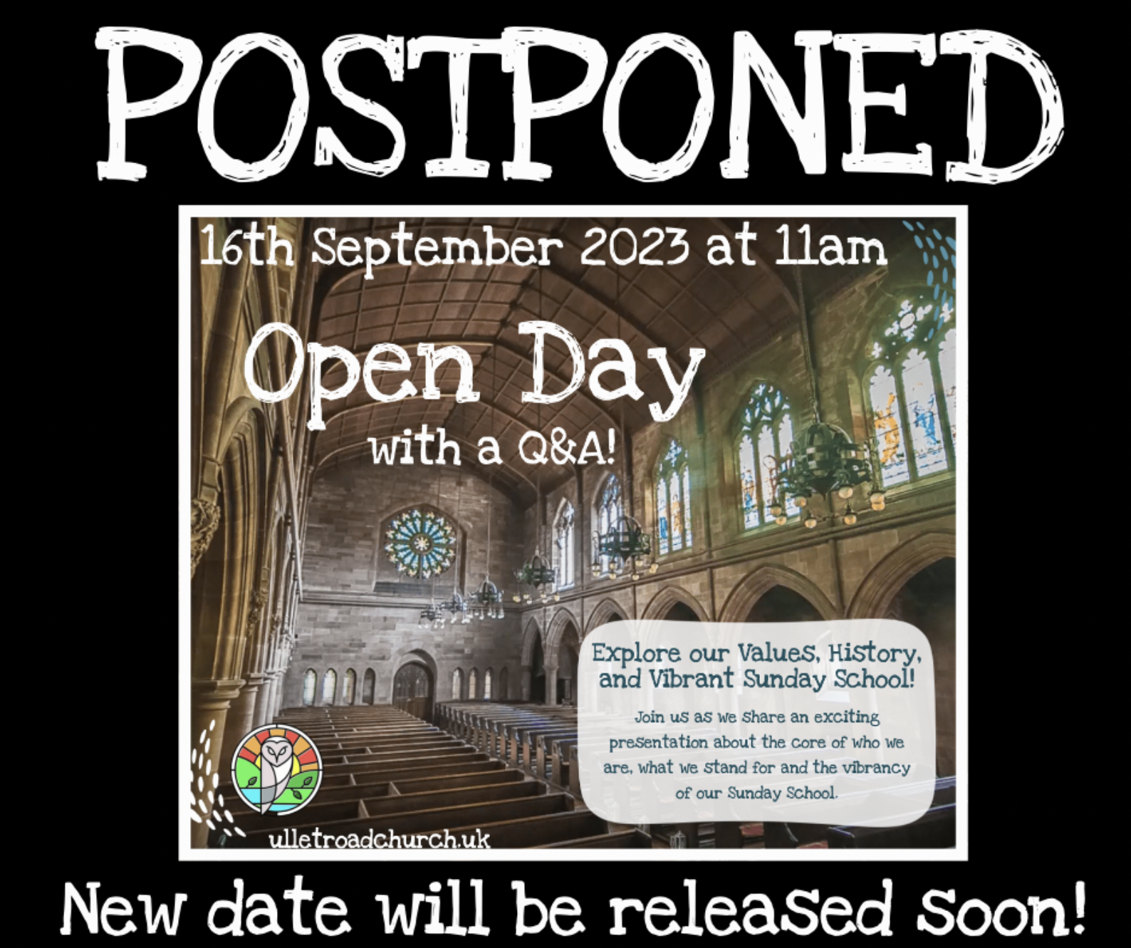 Open Day with Q&A! POSTPONED